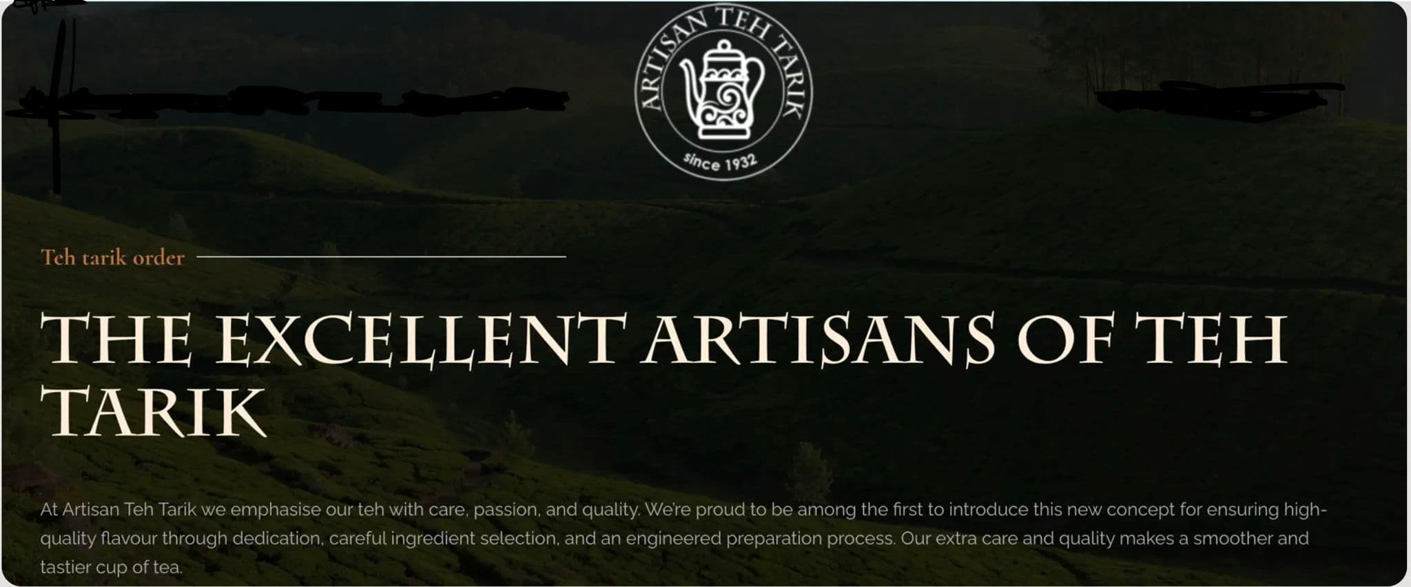 Artisan Teh Tarik
